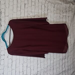 Sheer overlay sheath dress